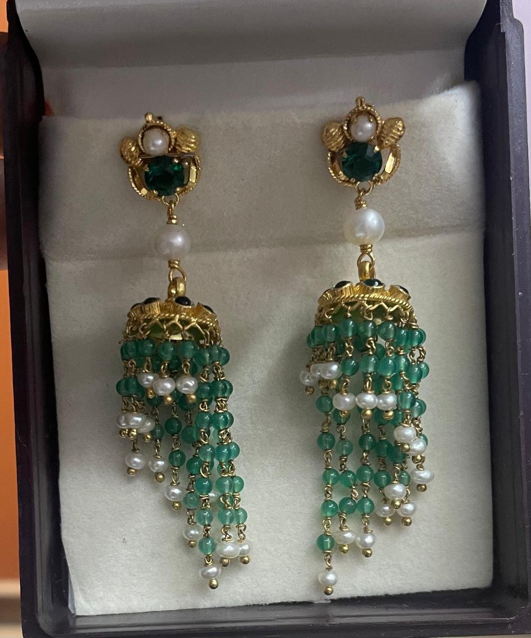 Gold Earrings - Antique Jewellery Puducherry